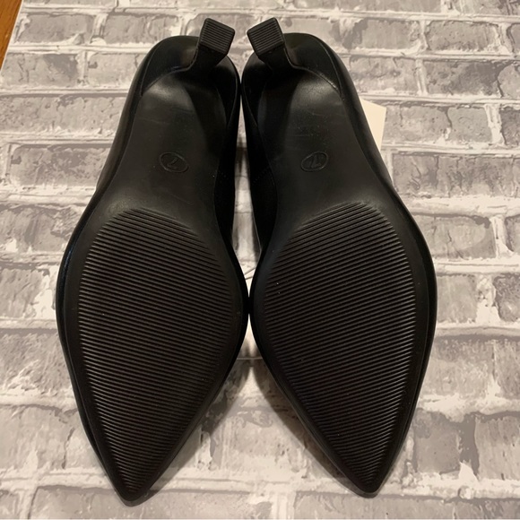 A New Day Womens Size 7 Black High Heel Shoes Memory Foam NWT $29.99 - Picture 7 of 12